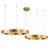 Lampa wisząca CIRCLE 40+60 LED mosiądz na 1 podsufitce - ST-8848-40+60 brass - Step Into Design